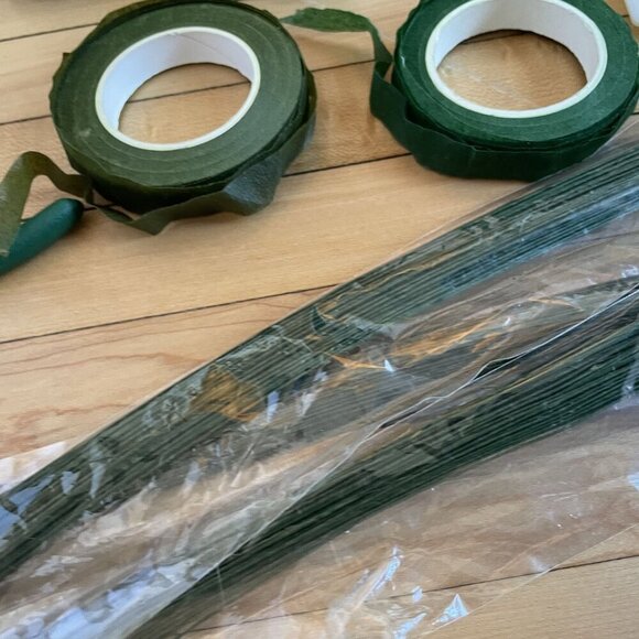 Floral tools bouquet making green flower tape wire wirecutters creative wedding - Picture 3 of 9